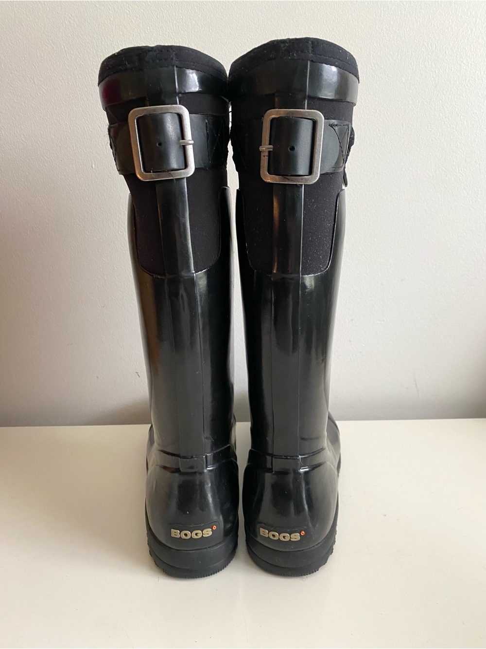 Bogs Tacoma Tall Women's Black Rain Boot Size 8 - Picture 3 of 7